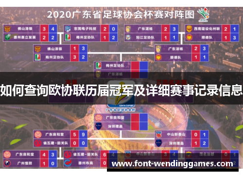 如何查询欧协联历届冠军及详细赛事记录信息